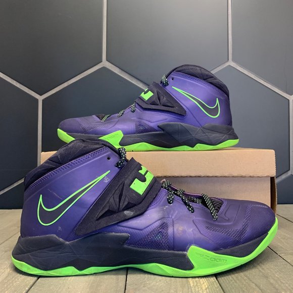 Lebron Soldier 7 Purple Flash Sales, 60 
